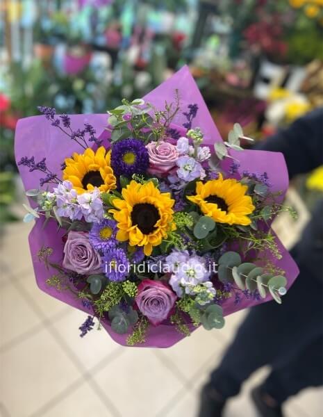 Bouquet del fiorista Toni del viola 