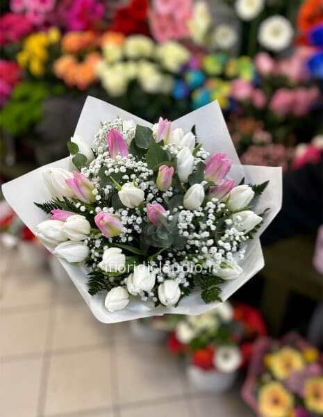  Mix di tulipani a scelta del fiorista 